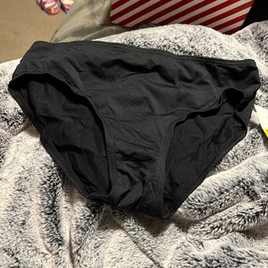 High waisted Black bikini bottoms